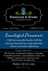 Beautiful Dreamer (loose leaf herbal tea blend)