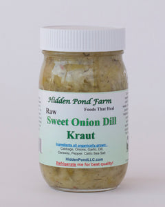 Sweet Onion Dill Kraut