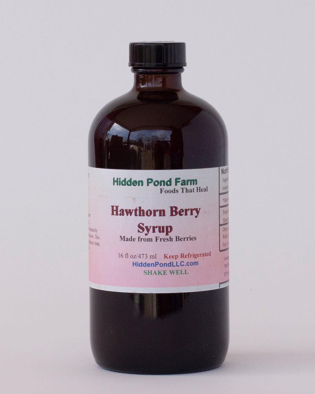 Hawthorn Berry Syrup by Abington Meadows